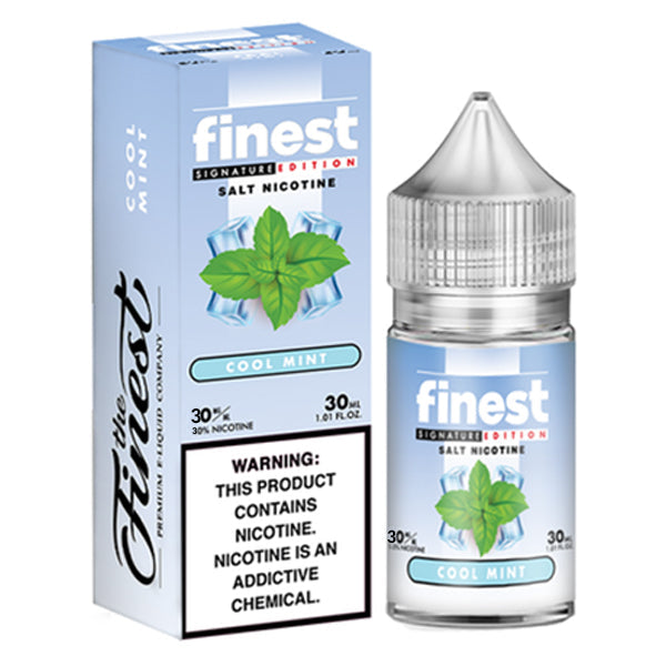 Finest Salt Series E-Liquid 30mL (Salt Nic) | Cool Mint with packaging