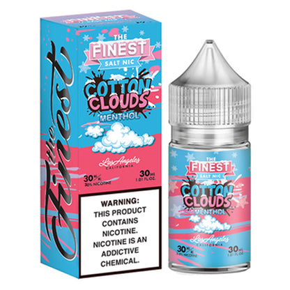 Finest Salt Series E-Liquid 30mL (Salt Nic) | Cotton Clouds Menthol with packaging