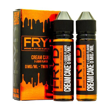 FRYD Series E-Liquid 2x-60mL Bottles (Freebase) Cream Cake with packaging