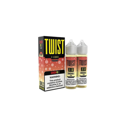 Twist Series E-Liquid 120mL Crimson No. 1 with packaging