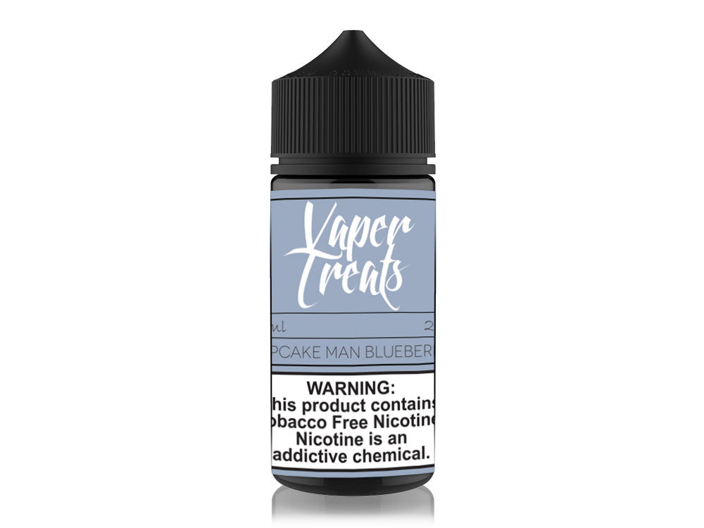 Vaper Treats Series E-Liquid 100mL | Cupcake Man Blueberry Bottle