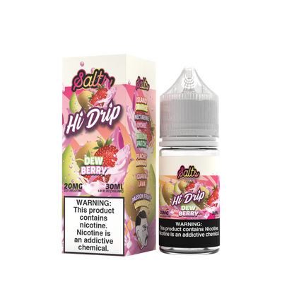 Hi-Drip Salt Series E-Liquid 30mL (Salt Nic) | DewBerry with packaging