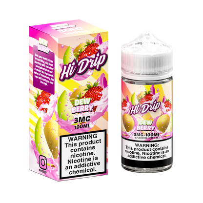 Hi-Drip Series E-Liquid 100mL (Freebase) | Dew Berry with packaging