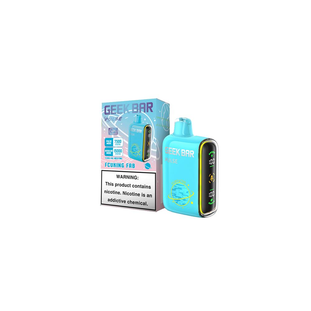 Geek Bar Pulse Disposable 15000 Puffs 16mL 50mg | MOQ 5 Fcuking FAB with Packaging