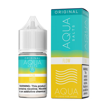 Aqua Salt Series E-Liquid 30mL (Salt Nic) |  Flow with packaging