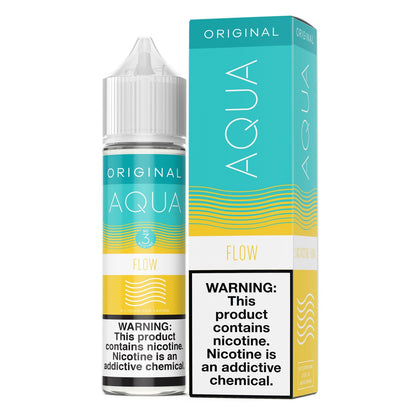 Aqua Series E-Liquid 60mL (Freebase) | Flow Original with Packaging