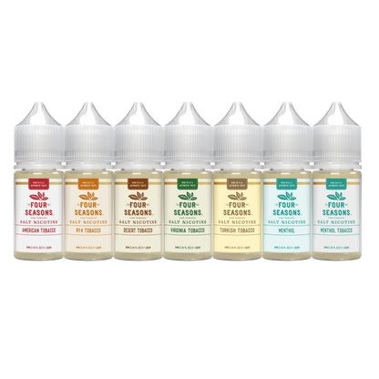 Four Seasons Salt Series E-Liquid 30mL (Salt Nic) Group Photo