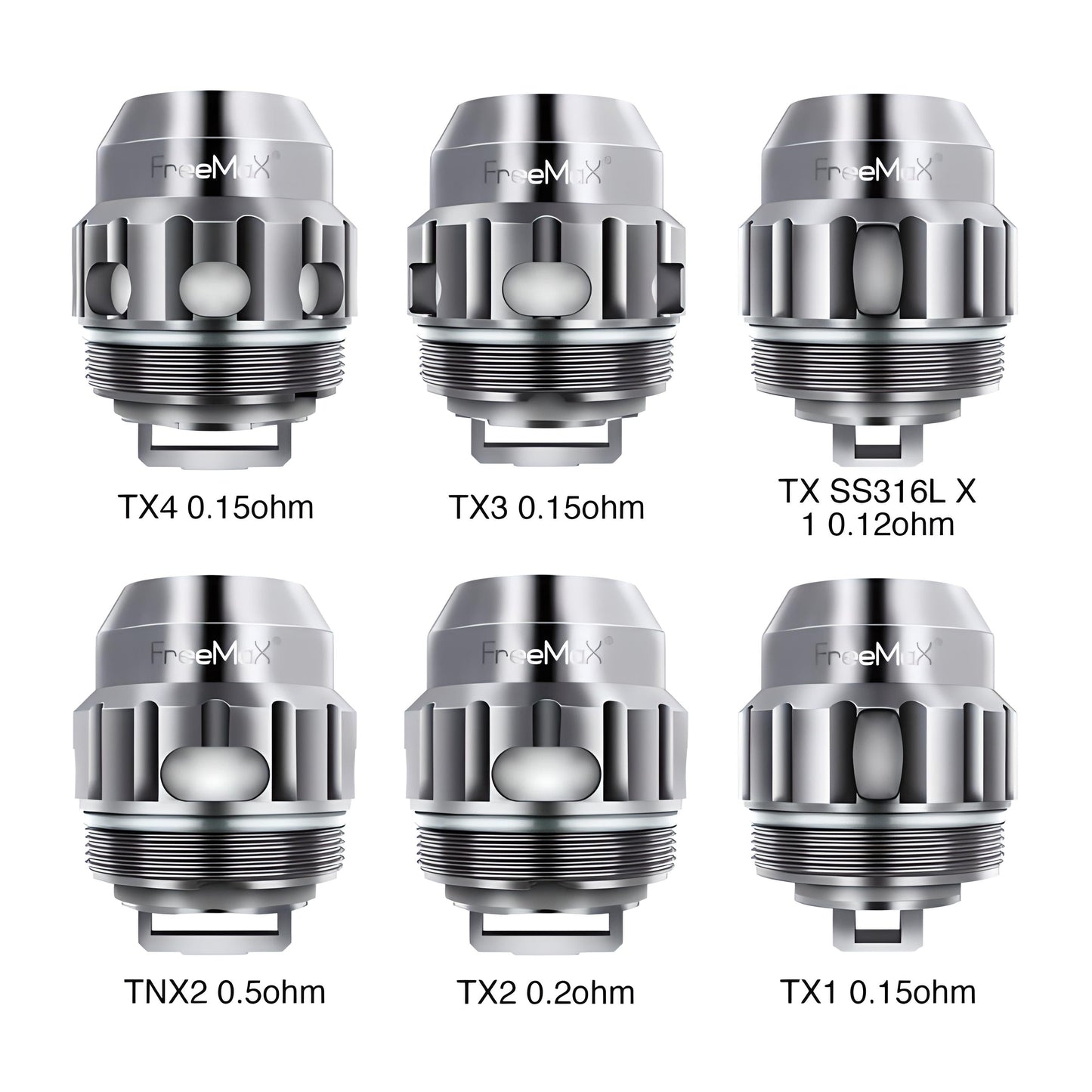 FreeMax TX Replacement Coils Fireluke 2 Tank (Pack of 5)