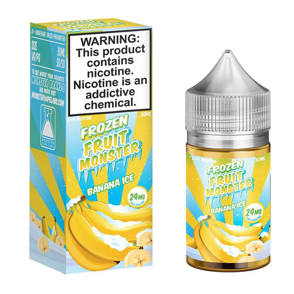 Jam Monster Salt Series E-Liquid 30mL Frozen Banana Ice with packaging