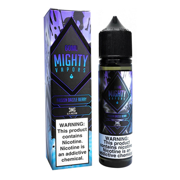 Mighty Vapors Series E-Liquid 60mL Frozen Dazzle Berry with packaging