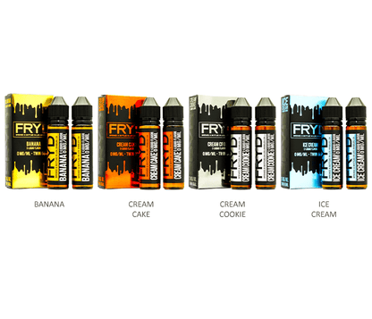 FRYD Series E-Liquid 2x-60mL Bottles (Freebase) Group photo