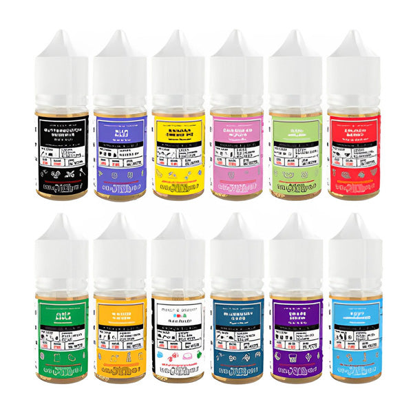 GLAS BSX TFN Salt Series E-Liquid 50mg | 30mL (Salt Nic) Group Photo