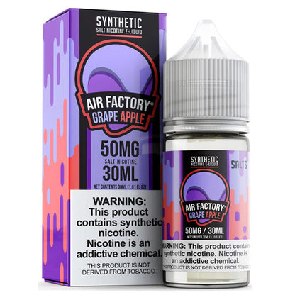 Air Factory TFN Salt Series E-Liquid 30mL (Salt Nic) | 50mg Grape Apple with Packaging