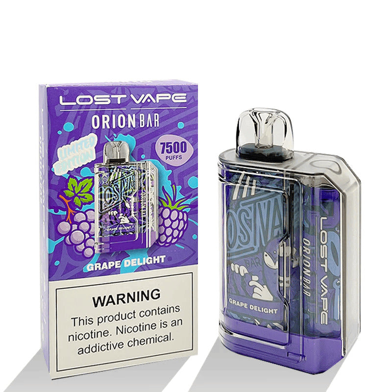 Orion Bar Disposable 7500 Puff 18mL 50mg Grape Delight