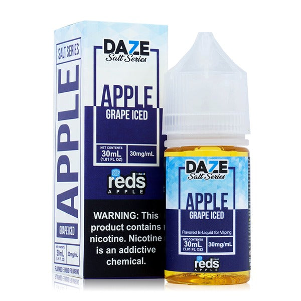 Reds Salt Series E-Liquid 30mL Salt Nic Grape Iced with Packaging