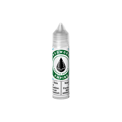 Redwood E-Liquid 60mL Green Glass Ice Dark Green bottle