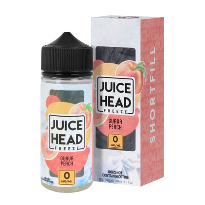 Juice Head Series E-Liquid  | 100mL (Freebase) Guava Peach Freeze with Packaging