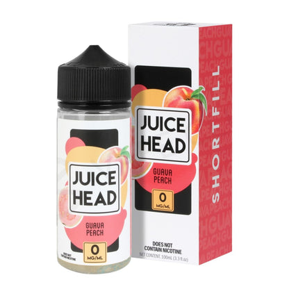 Juice Head Series E-Liquid | 100mL (Freebase) Guava Peach with Packaging