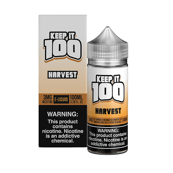 Keep It 100 TFN Series E-Liquid 0mg | 100mL (Freebase) Harvest with Packaging