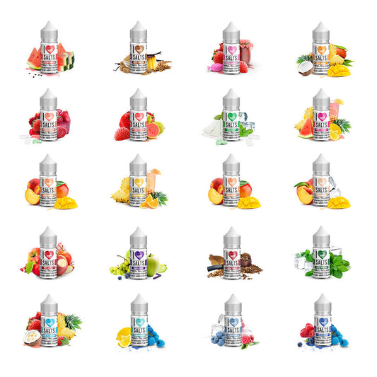 I Love Salts TFN Salt Series E-Liquid 30mL Group Photo