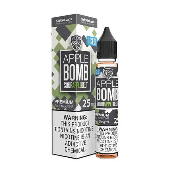 VGOD Salt Series E-Liquid 30mL | Iced Apple Bomb with packaging