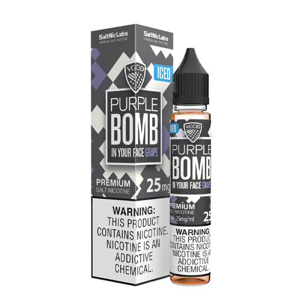 VGOD Salt Series E-Liquid 30mL | Iced Purple BOmb with packaging