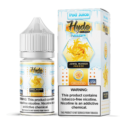 Pod Juice Hyde Salt Series E-Liquid 30mL (Salt Nic) | Jewel Mango Freeze with packaging