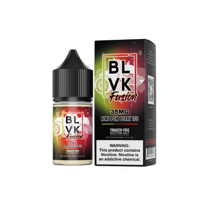 BLVK TFN Salt Series E-Liquid 30mL (Salt Nic) Kiwi Pom Berry Ice with Packaging