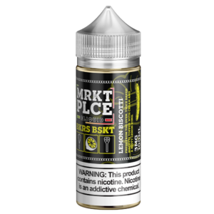 MRKT PLCE Series E-Liquid 100mL (Freebase) | Lemon Biscotti 