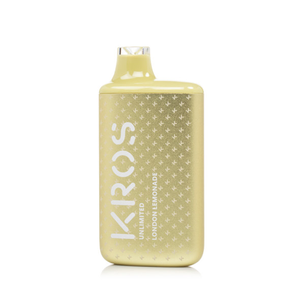 Kros Unlimited Disposable 6000 puffs 14mL 50mg | MOQ 10 London Lemonade