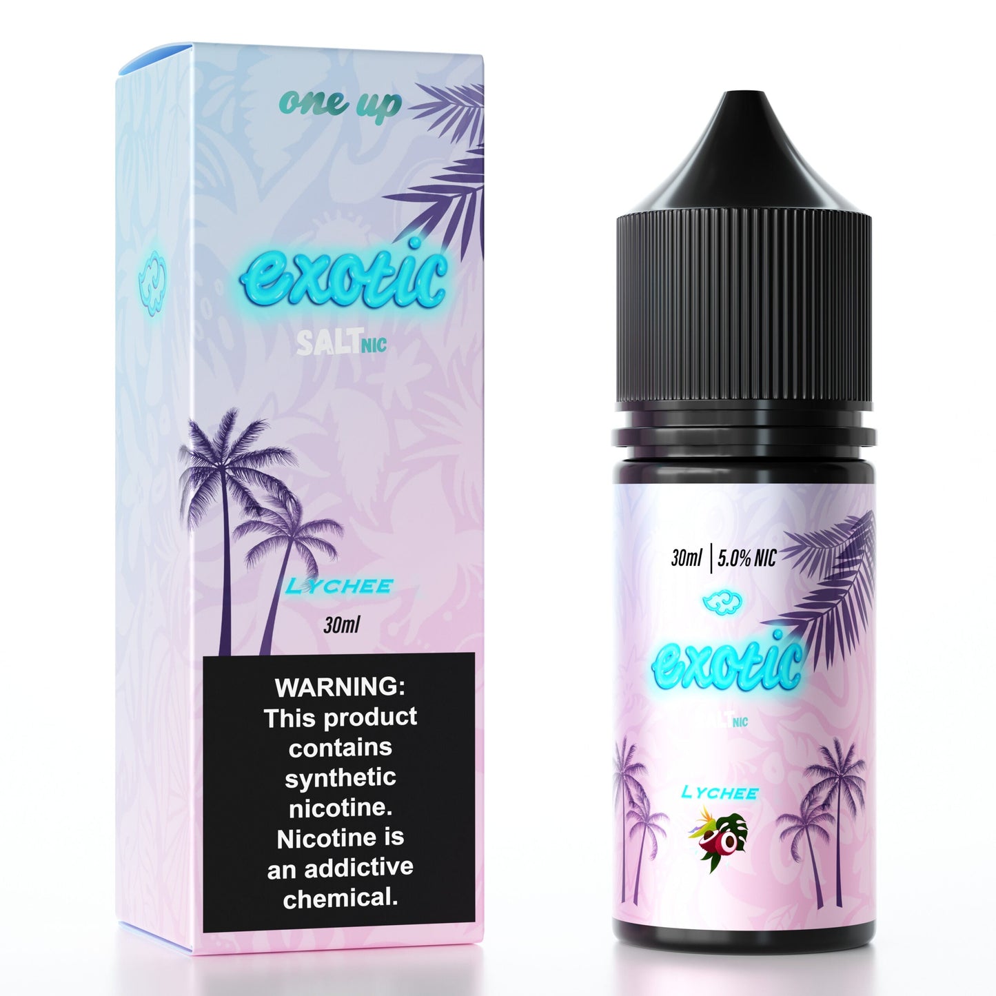 One Up TFN Salt Series E-Liquid 30mL (Salt Nic) | Lychee With Packaging