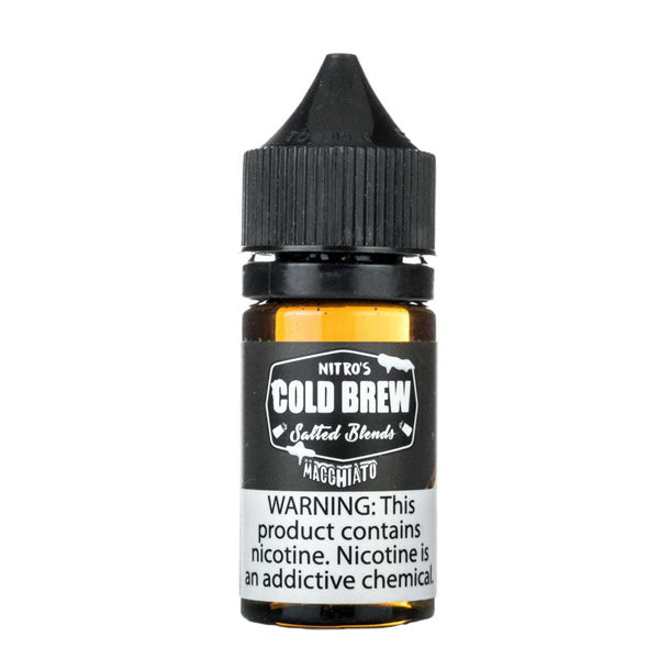 Nitro’s Cold Brew Salt Series E-Liquid 30mL (Salt Nic) | Macchiato