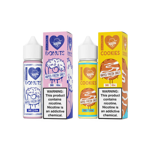 Mad Hatter I Love Series E-Liquid 3mg | 60mL (Freebase) Group Photo