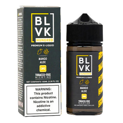 BLVK TFN Series E-Liquid 100mL (Freebase) | 0mg  Mango Aloe with packaging