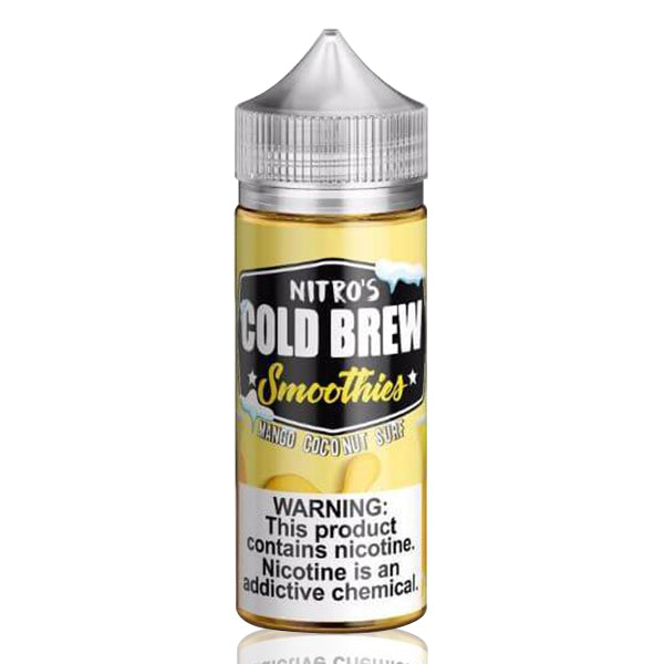 Nitro’s Cold Brew Smoothies Series E-Liquid 100mL (Freebase) | Mango Coconut Surf