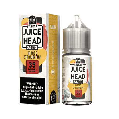 Juice Head Salt Series E-Liquid 30mL (Salt Nic)| Mango Strawberry Freeze with packaging