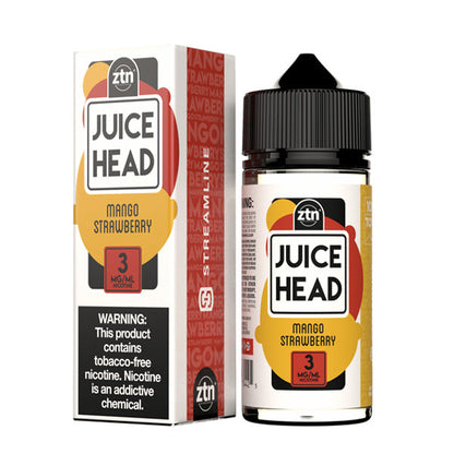 Juice Head Series E-Liquid | 100mL (Freebase) Mango Strawberry with Packaging