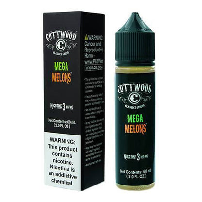 Cuttwood Series E-Liquid 60mL Mega Melons with packaging