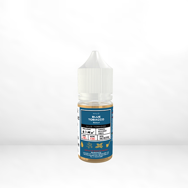 GLAS BSX TFN Salt Series E-Liquid | 30mL (Salt Nic) Mild Robust Blue Tobacco