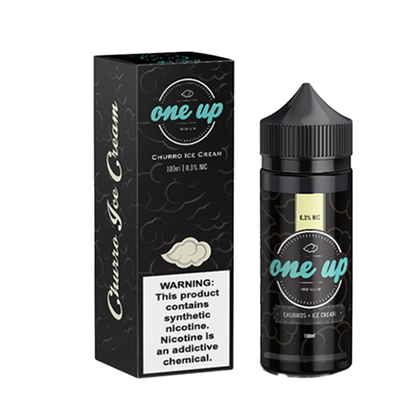 One Up TFN E-Liquid 100mL (Freebase) | Churro Ice Cream With Packaging