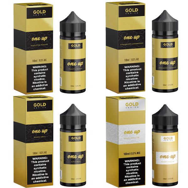 One Up TFN E-Liquid 100mL (Freebase) | Gold Series Group Photo