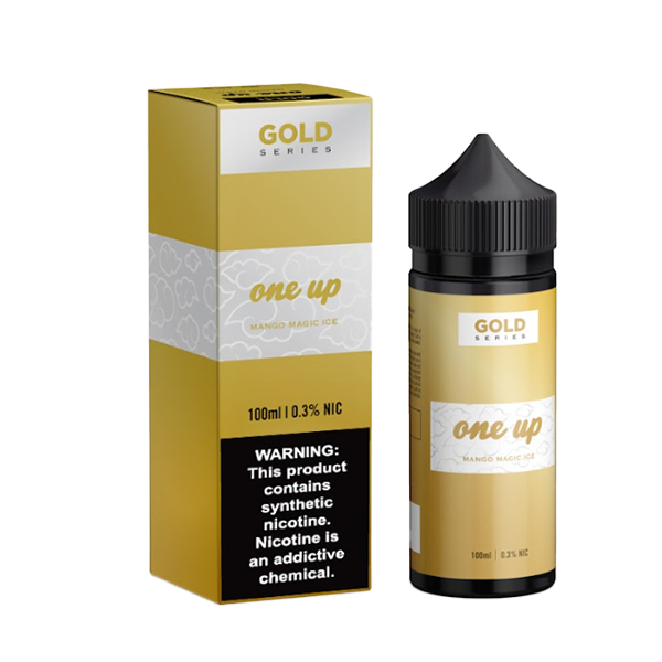 One Up TFN E-Liquid 100mL (Freebase) | Mango Magic Ice With Packaging