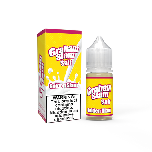 Graham Slam Salt Series E-Liquid 30mL Original Golden Slam with packaging