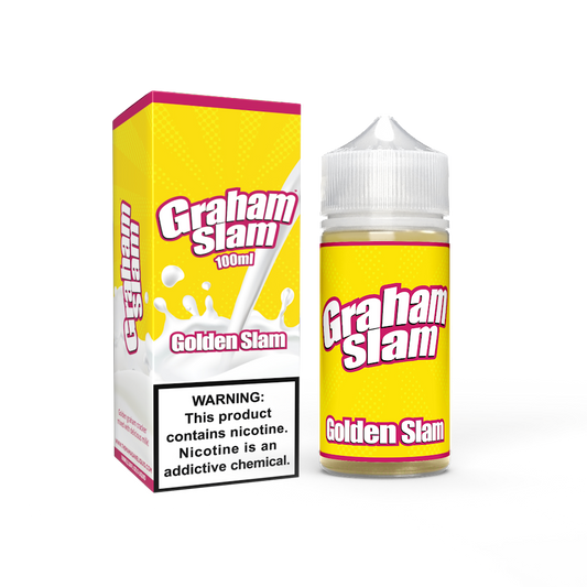 Graham Slam Series E-Liquid 100mL Original Golden Slam with packaging