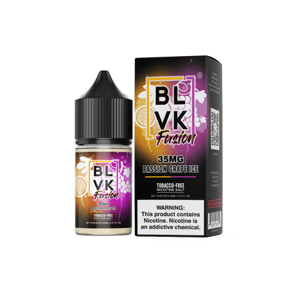 BLVK TFN Salt Series E-Liquid 30mL (Salt Nic)  Passion Grape Ice with Packaging