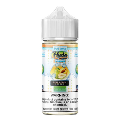 Pod Juice TFN Hyde Series E-Liquid  100mL (Freebase) Pear Peach Freeze