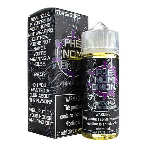 Nomenon and Freenoms Series E-Liquid 120mL (Freebase) | Phenomenon with packaging