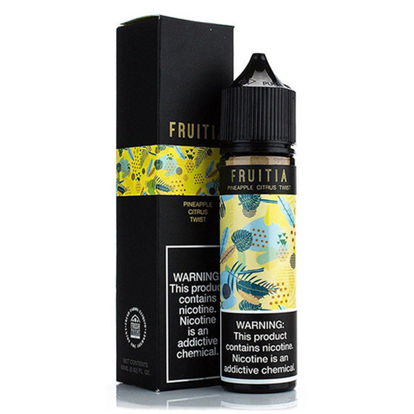 FRUITIA by Fresh Farms E-Liquid 60mL (Freebase) | Pineapple  Citrus with packaging