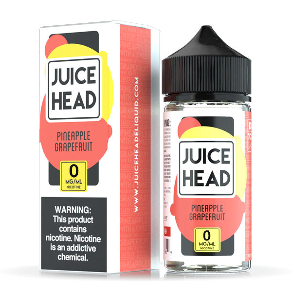 Juice Head Series E-Liquid | 100mL (Freebase) Pineapple Grapefruit with Packaging