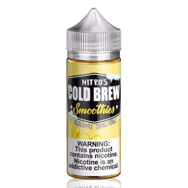 Nitro’s Cold Brew Smoothies Series E-Liquid 100mL (Freebase) | Pineapple Melon Swirl